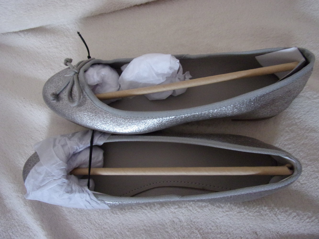 Ballerina silber-meliert Grösse 40 von Tchibo