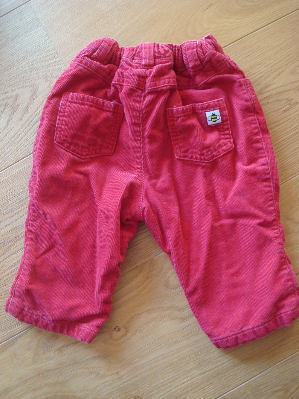 gefütterte Cordhose, Thermohose für Mädchen Gr. 68