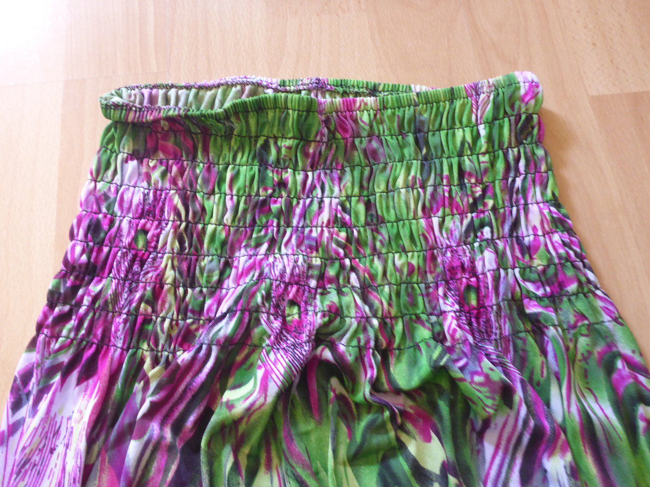 Bandeau Top, bunt, dehnbar, Gr. 34 -38, schulterfrei