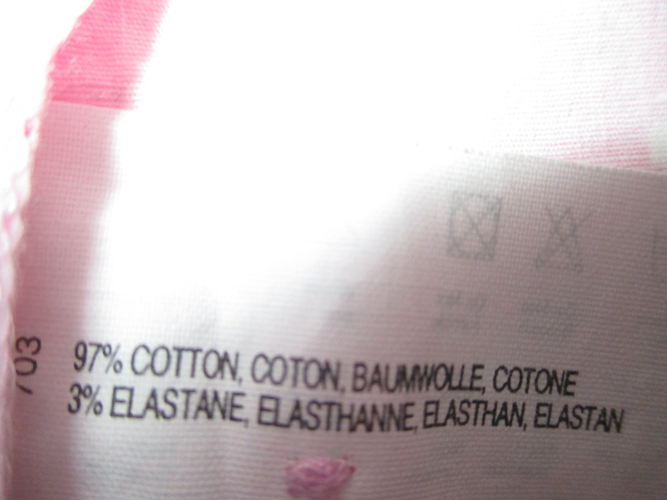 zuckersüße Bluse von Esprit, rosa mit Pünktchen, Gr. 38 