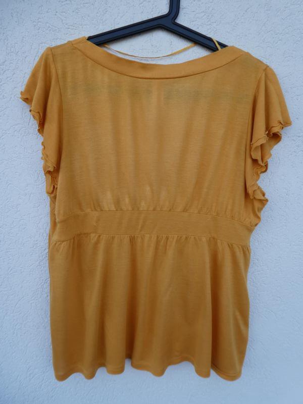NEU - H&M – Damen T-Shirt, ockergelb