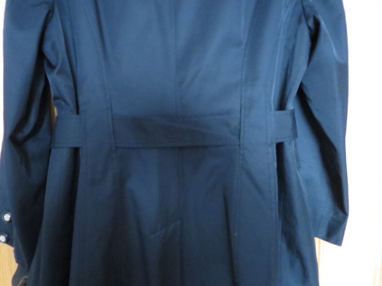 Mantel, Trenchcoat, Gr.44, schwarz