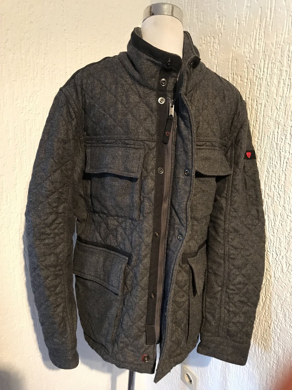 Strellson Winterjacke Größe 50 grau Herren Jacke Thermore 
