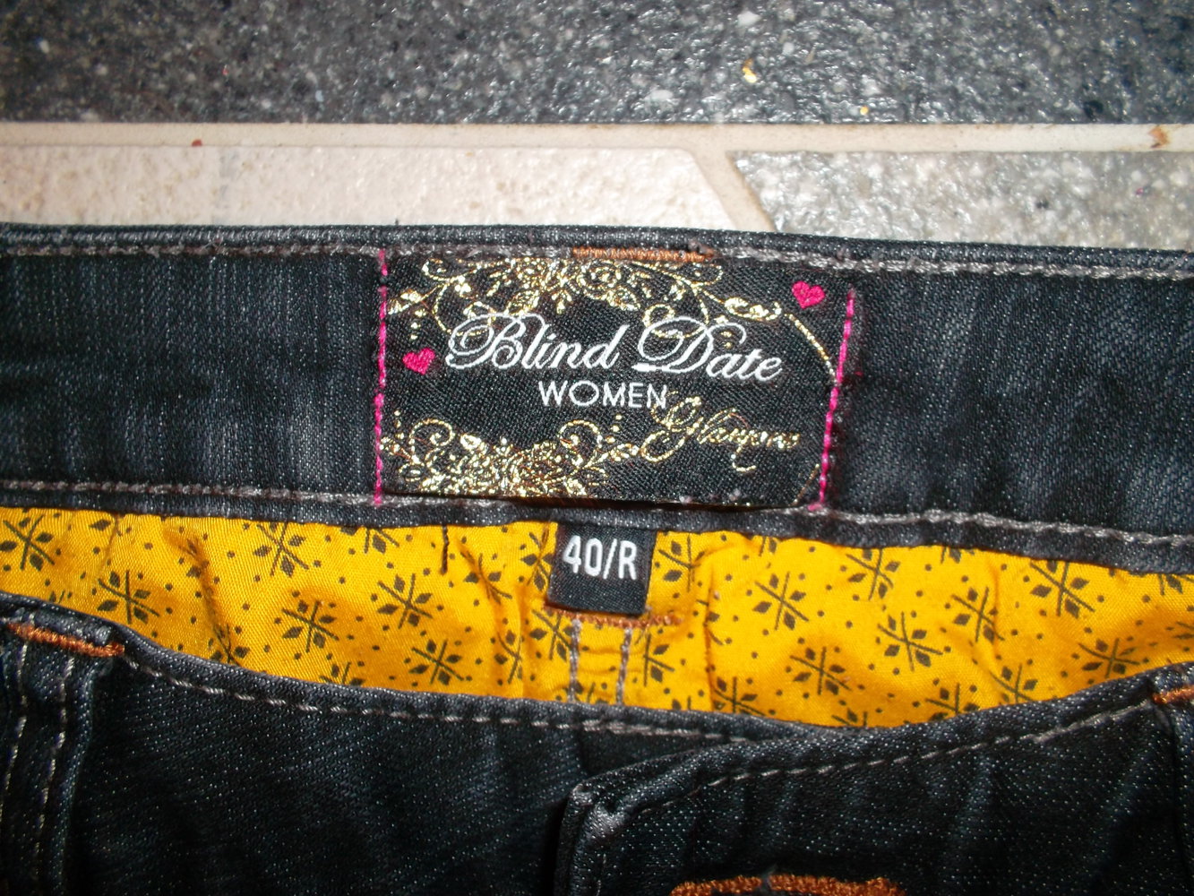 schwarze jeans,gr. 40