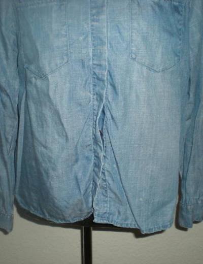 Hemd Hemdbluse Jeanshemd Jeans von H&M in Gr. S 36 38 Turn Up Ärmel
