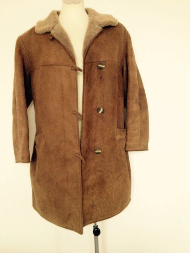 Lammfelljacke Vintage Used Look 