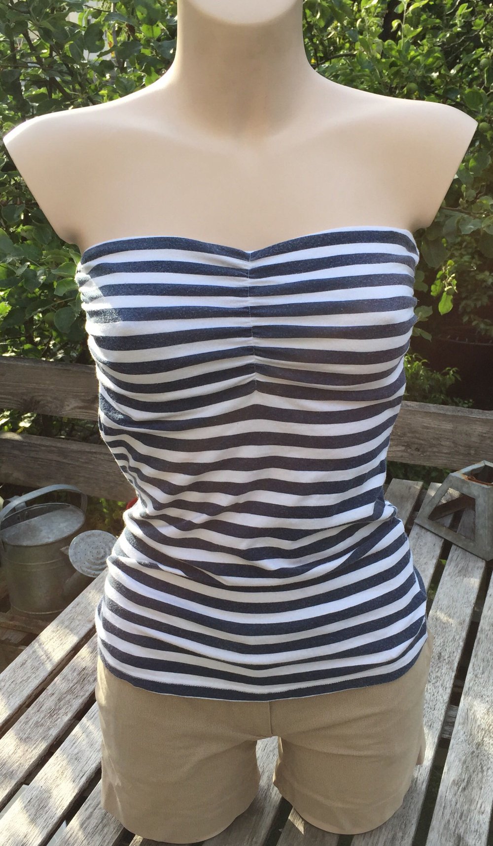 FRESH MADE Ringel TUBE TOP maritim Gr. S
