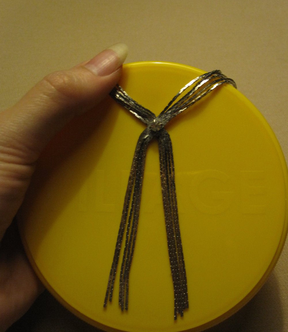 silberne verstellbare Kette mit Glitzerstein