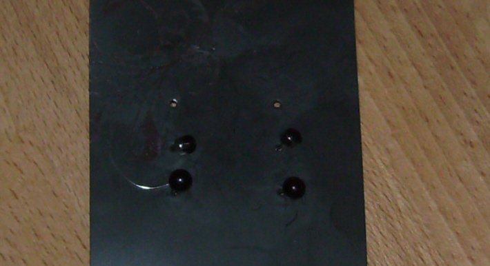 BLACK Pearl! Neu, Set Ohrstecker, schwarz, Ohrschmuck, Modeschmuck Perlenoptik, Ohrringe Ungetragen, Stecker Set 