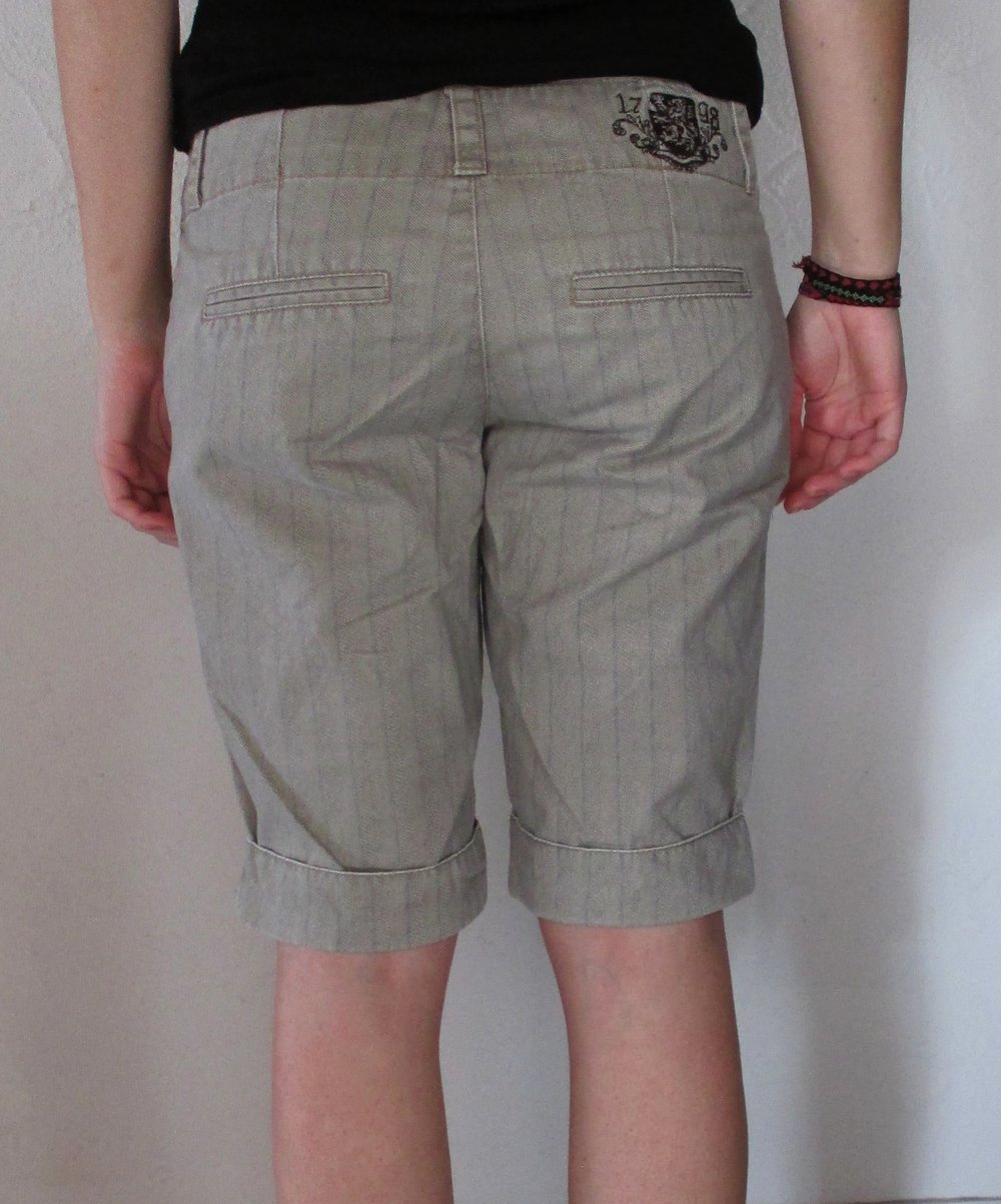 Beige Bermuda/ 3/4-Hose von Sublevel, Gr. S