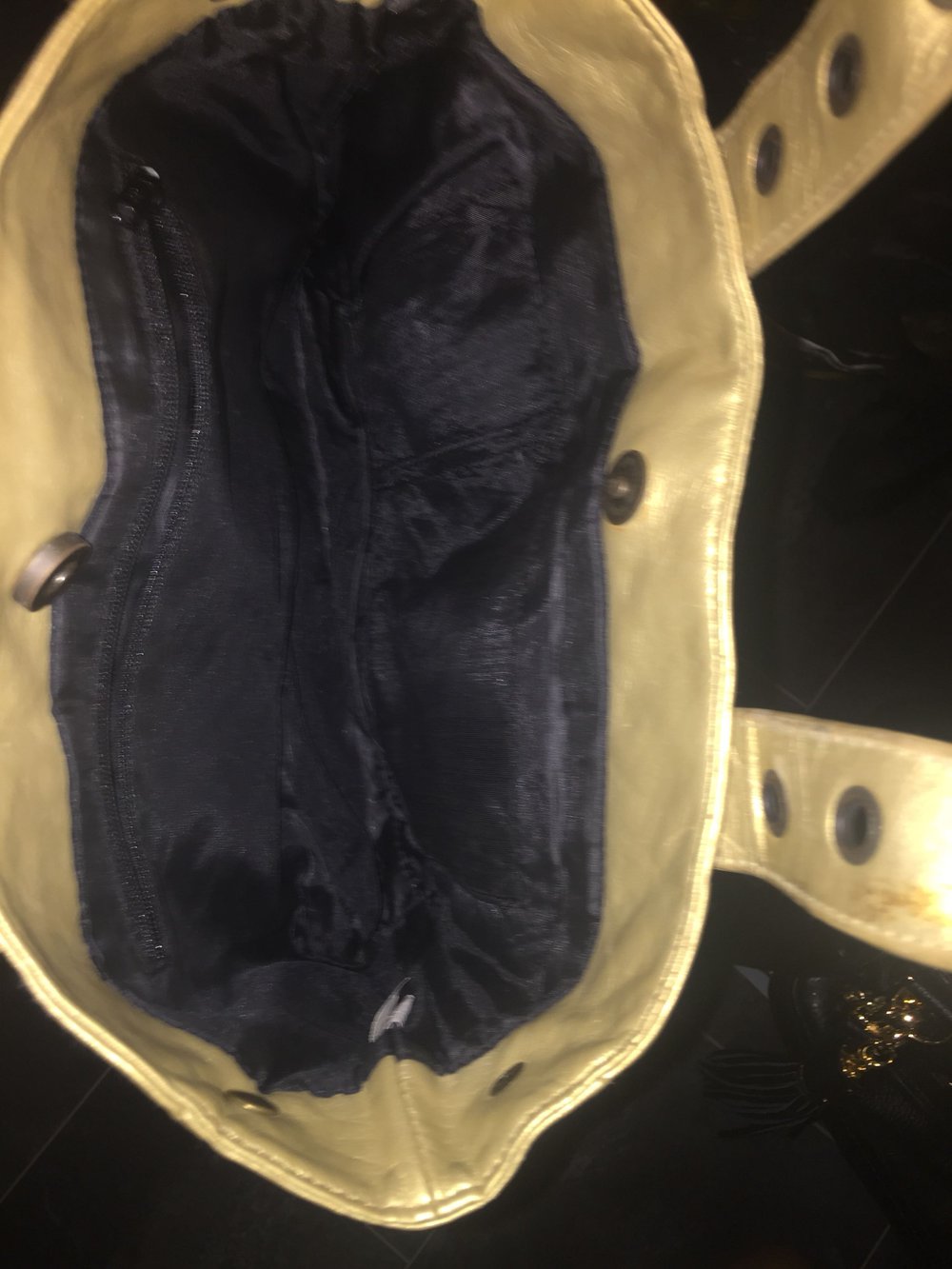 Handtasche Gold 
