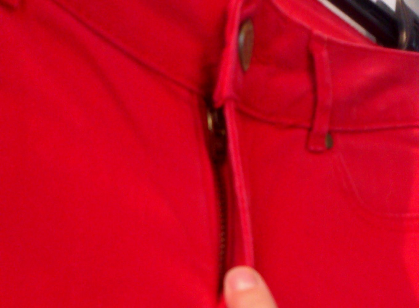 Rote Hose in Größe XS 34 von Amisu New Yorker Stoffhose