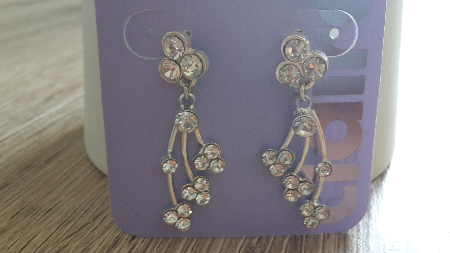 NEUE Ohrringe silber edel Steine Hochzeit