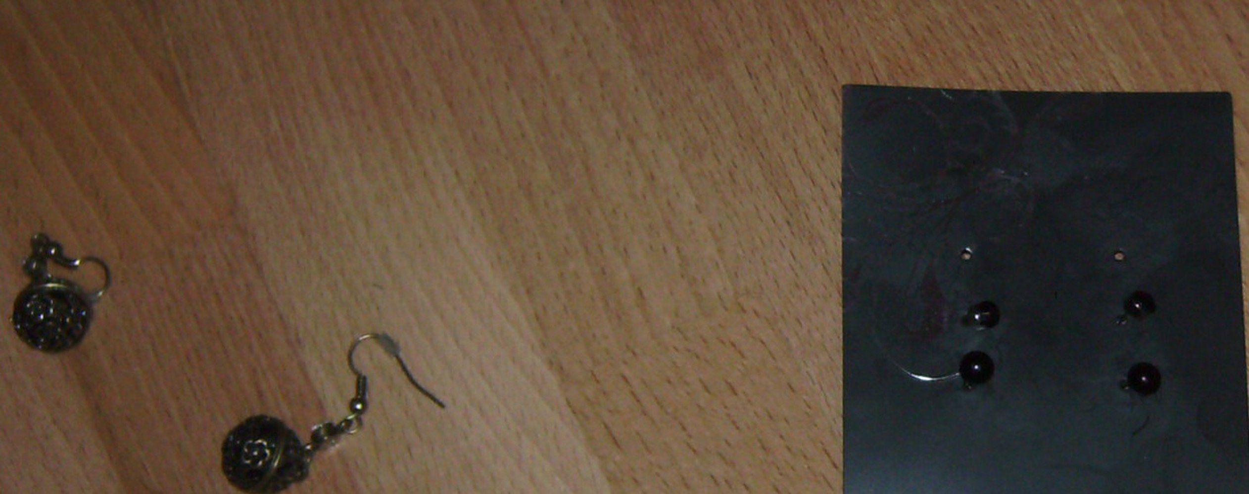 BLACK Pearl! Neu, Set Ohrstecker, schwarz, Ohrschmuck, Modeschmuck Perlenoptik, Ohrringe Ungetragen, Stecker Set 