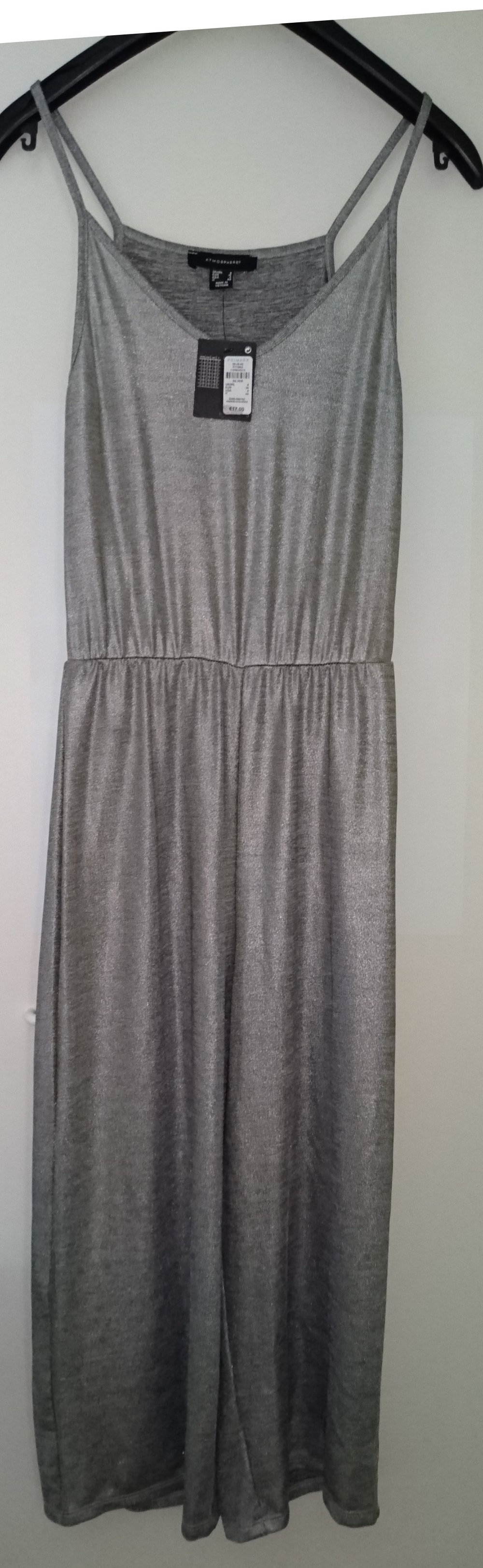 Silberner Jump Suit von Primark (Atmosphere) in Größe 36, neu mit Etikett