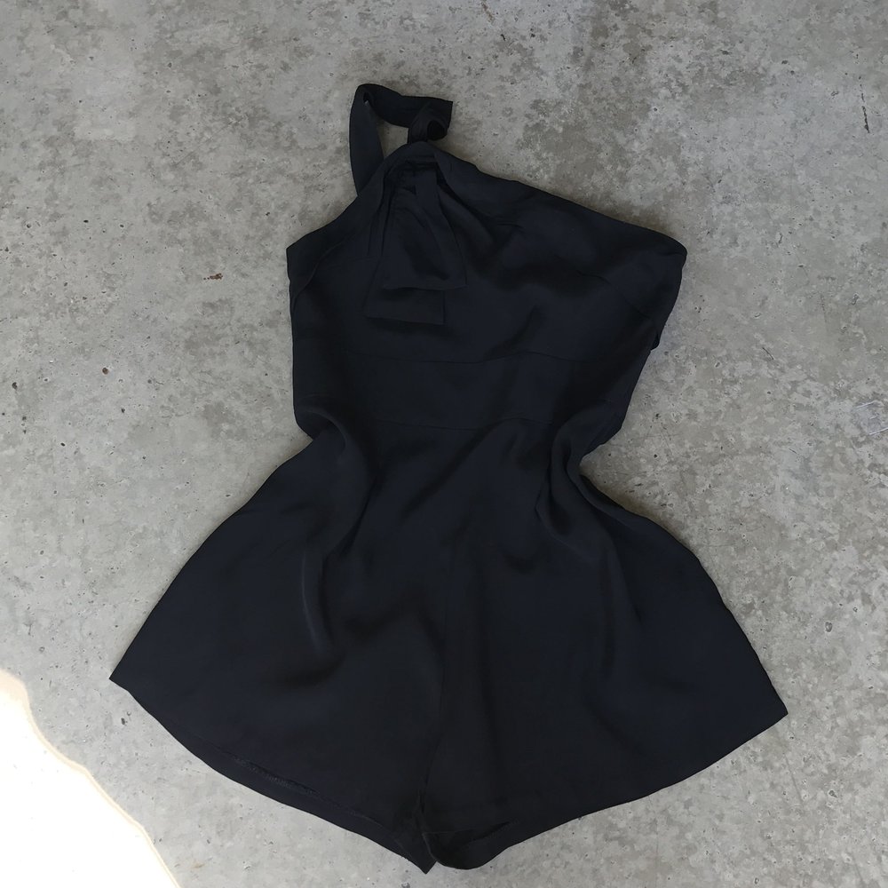 Jumpsuit schwarz Gr. 40