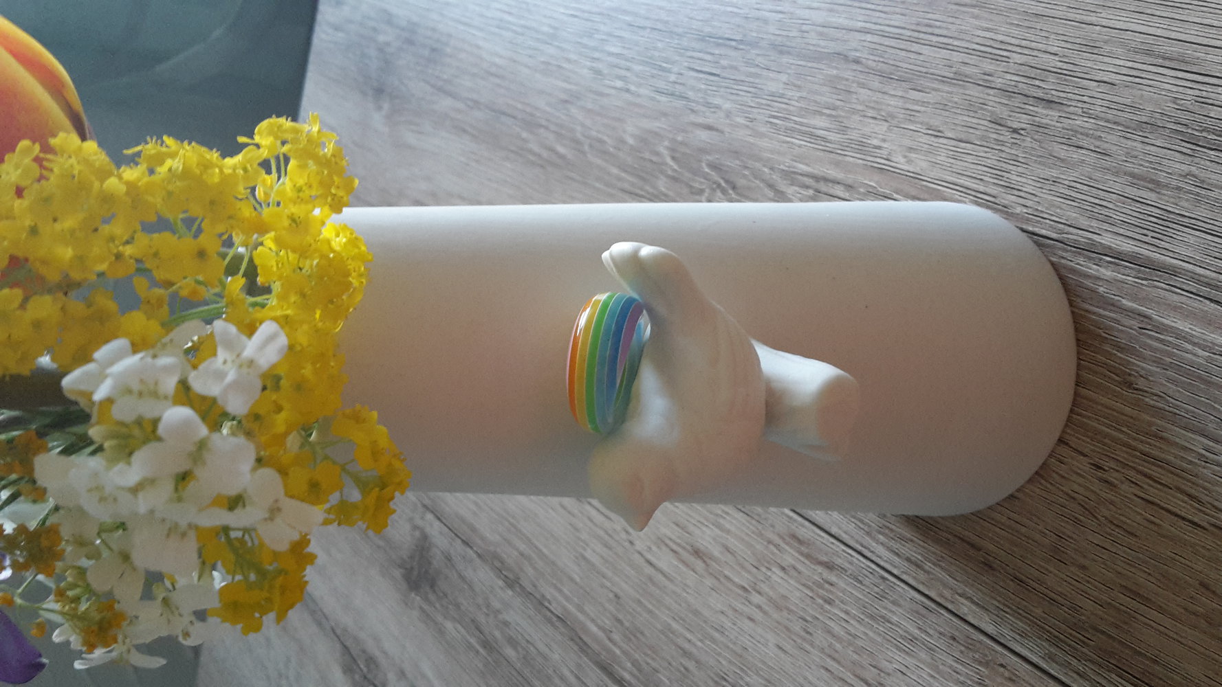 Ring bunt rainbow Regenbogen Sommer gestreift