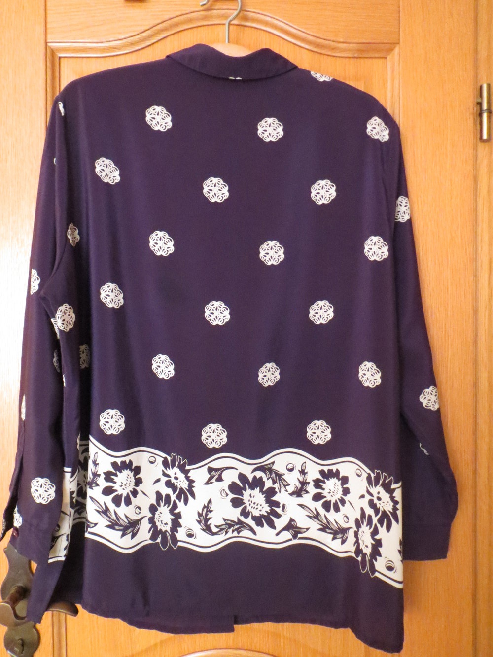 Bluse, Gr.50/XL, Langarm