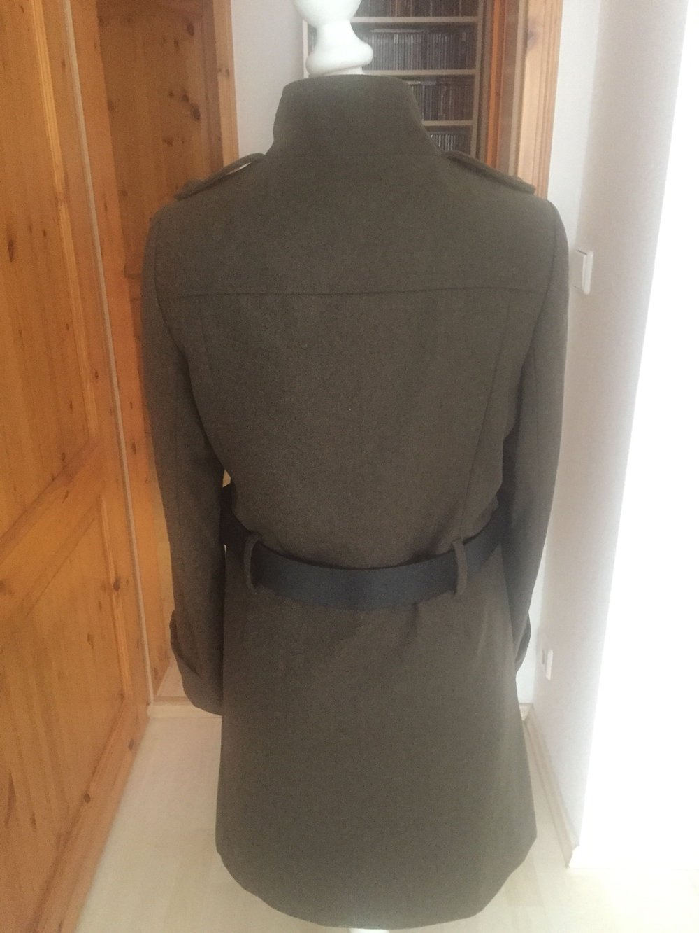 Mantel / Trenchcoat Gr.40 im Militärstil * Khaki 
