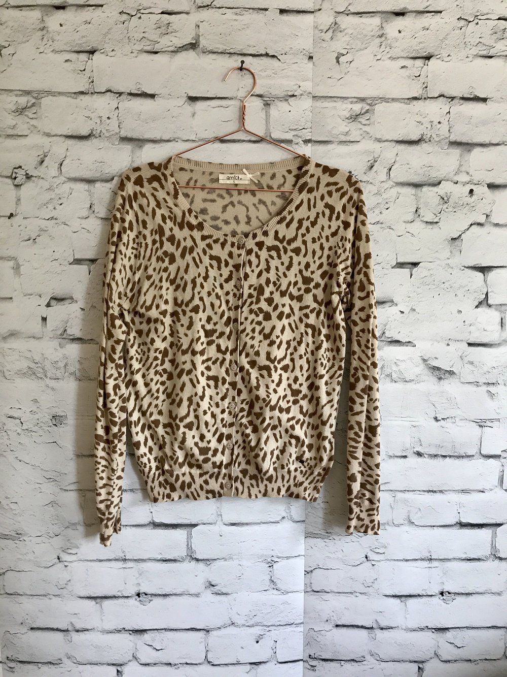 AMICHI STRICKJACKE CARDIGAN GR. L