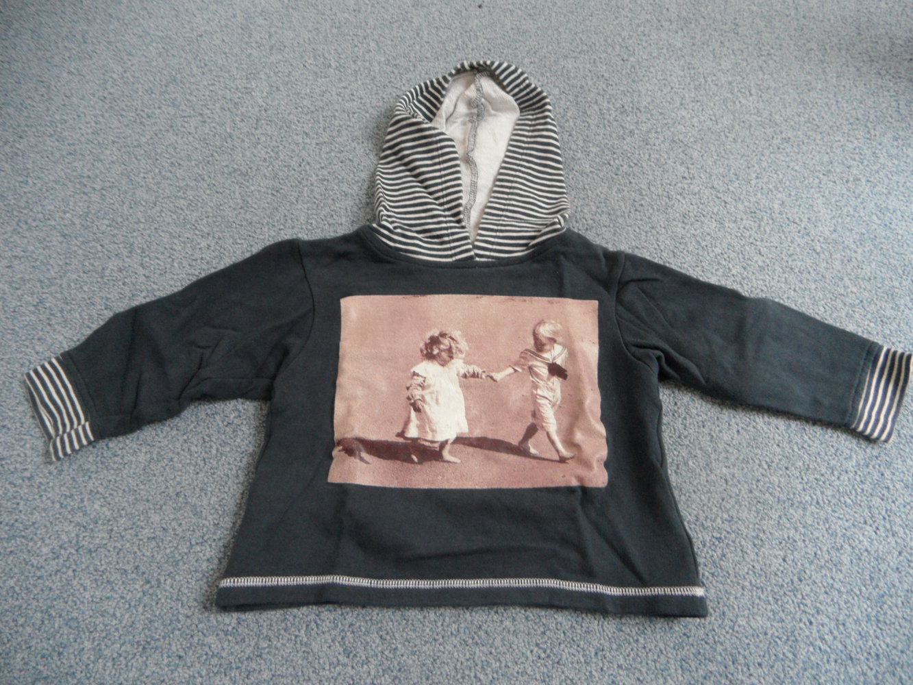 maritimer Hoodie Kapuzenpulli mit Fotoprint