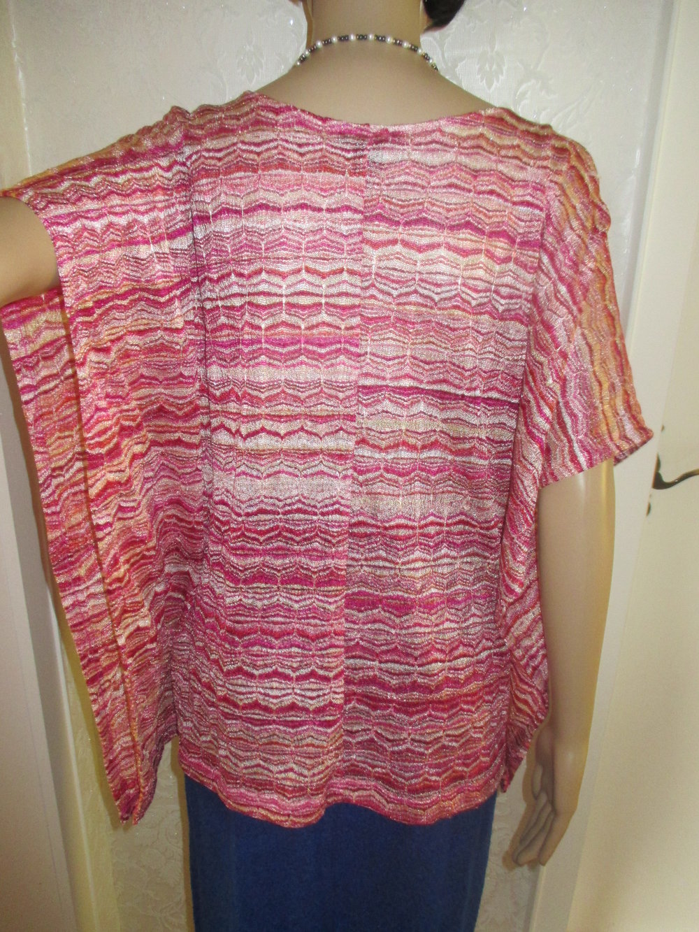 NEU * Gold- Giltzer * Lurex * Missioni- Style * TUNIKA * T- SHIRT 