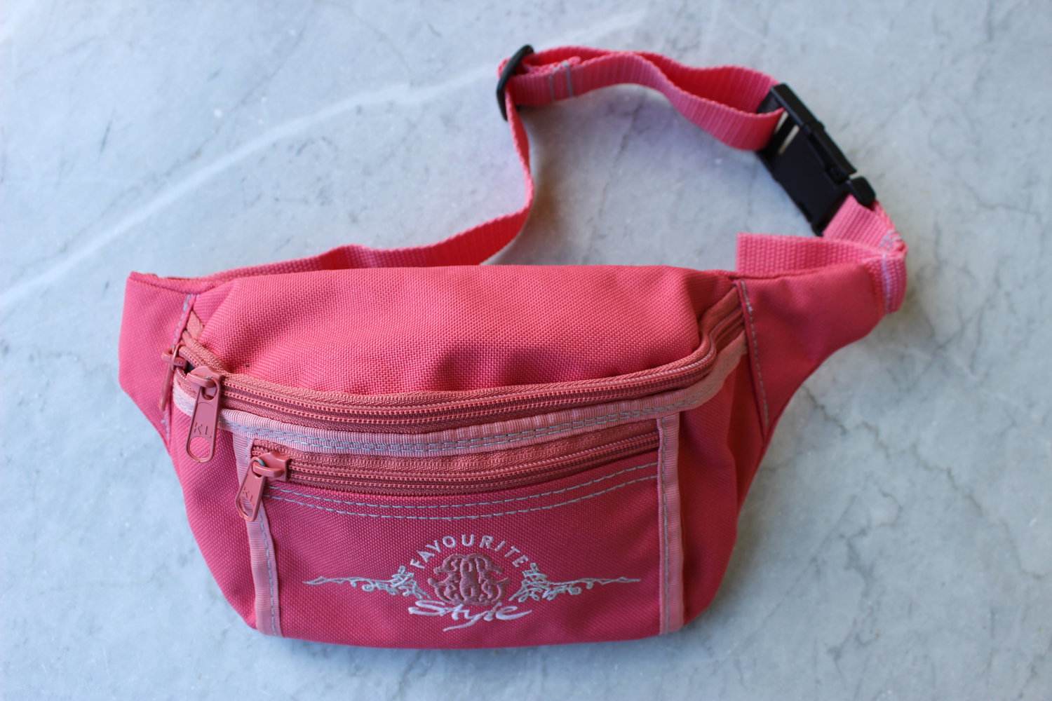Gürteltasche Bauchtasche Vintage 80-er rosa neuwertig