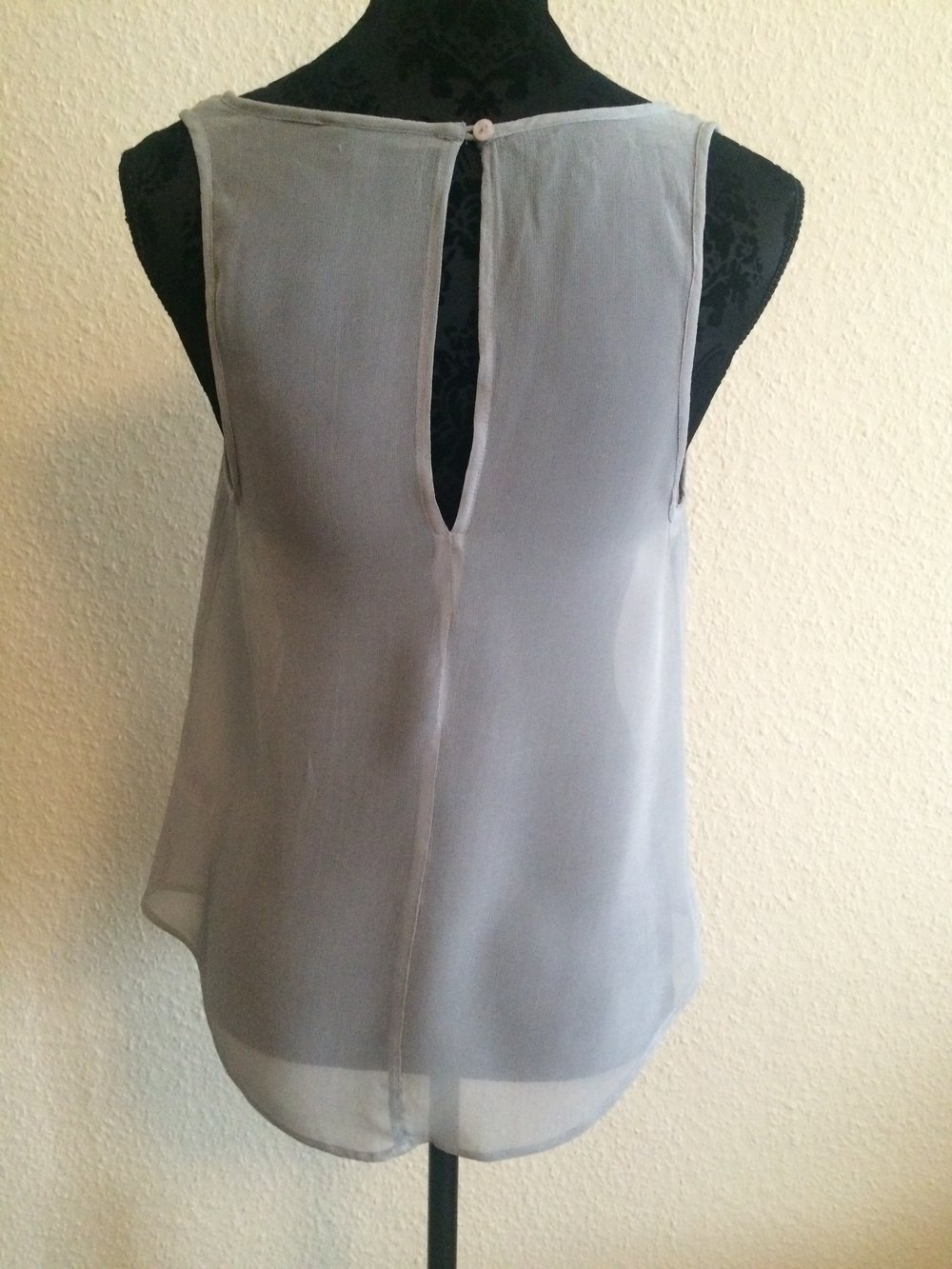 Viskose-Shirt gris