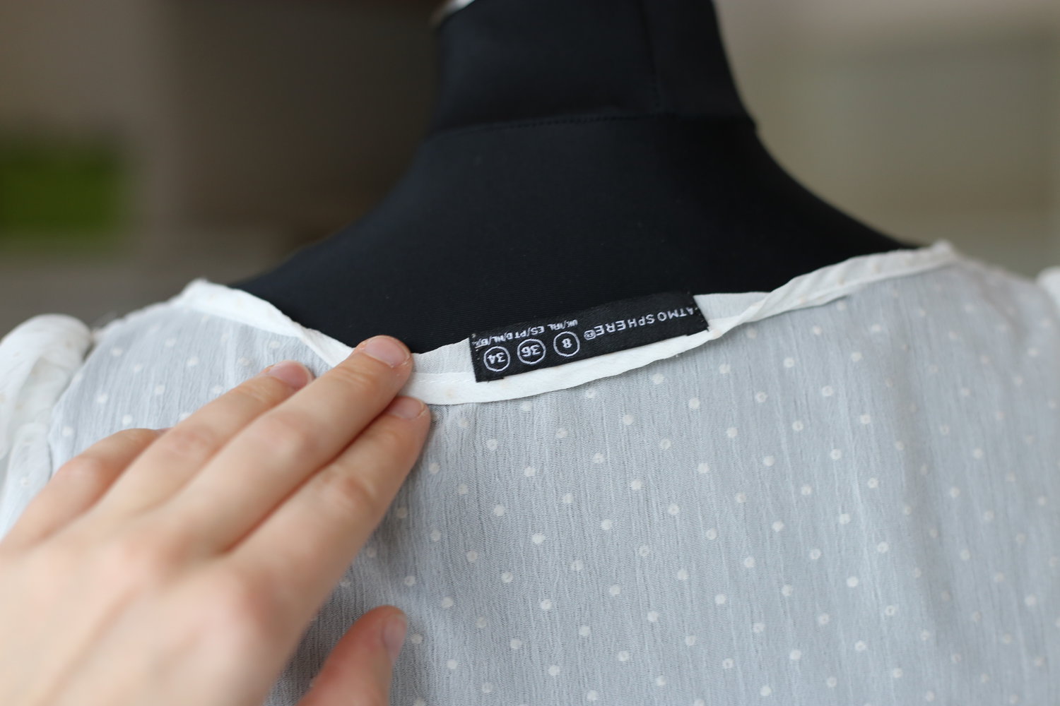 Weiße transparente Spitzenbluse 34 XS