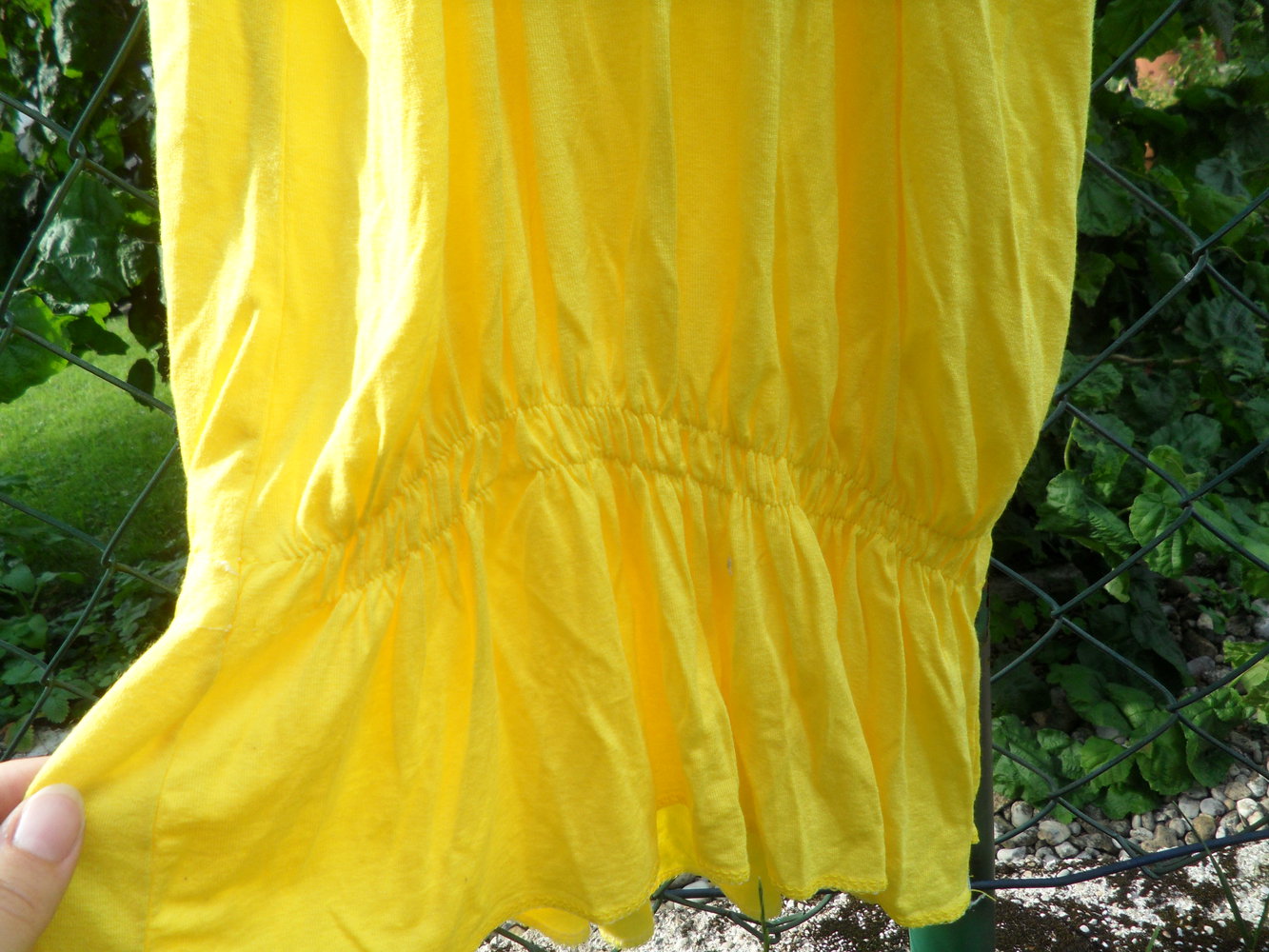 Sommerliches gelbes Top