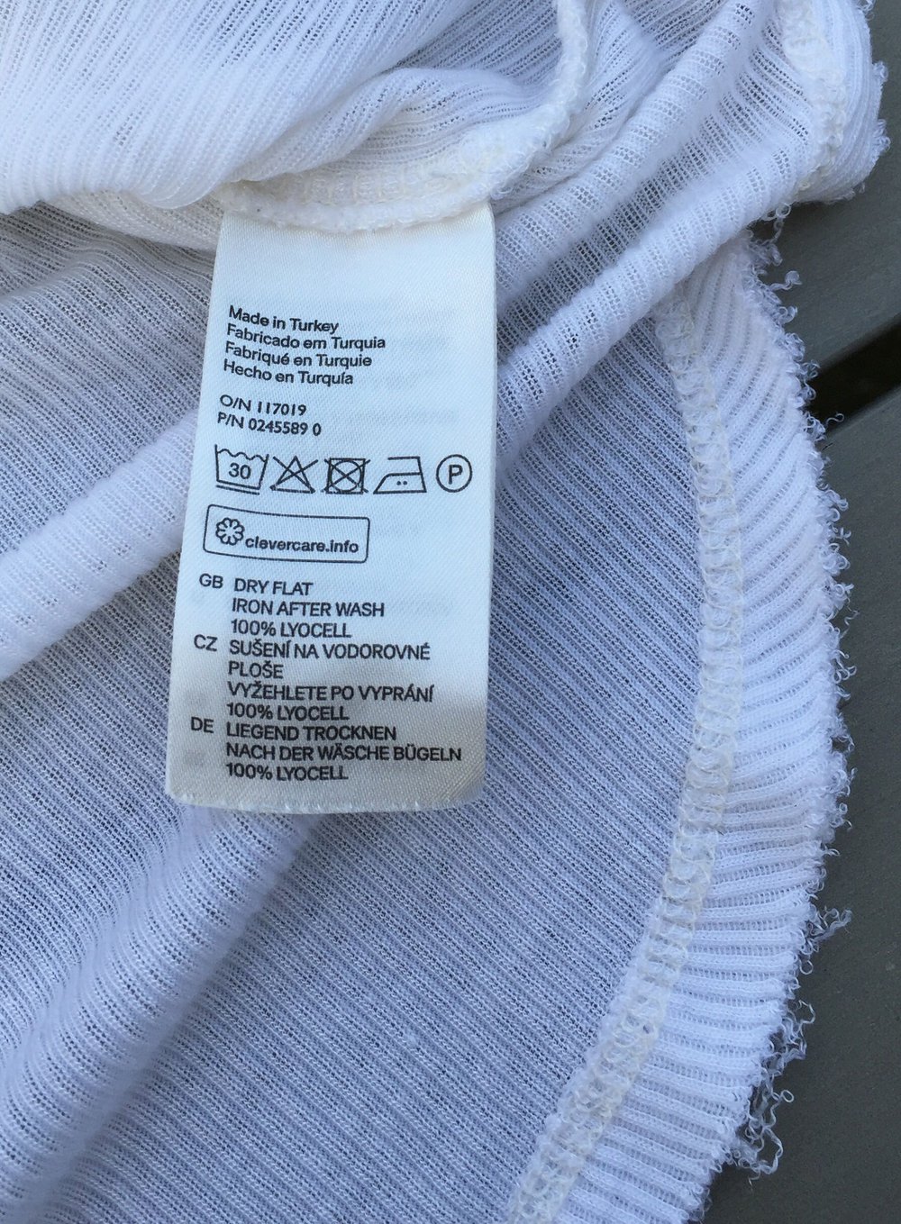 H&M Top TANKTOP gerippt Gr. 32