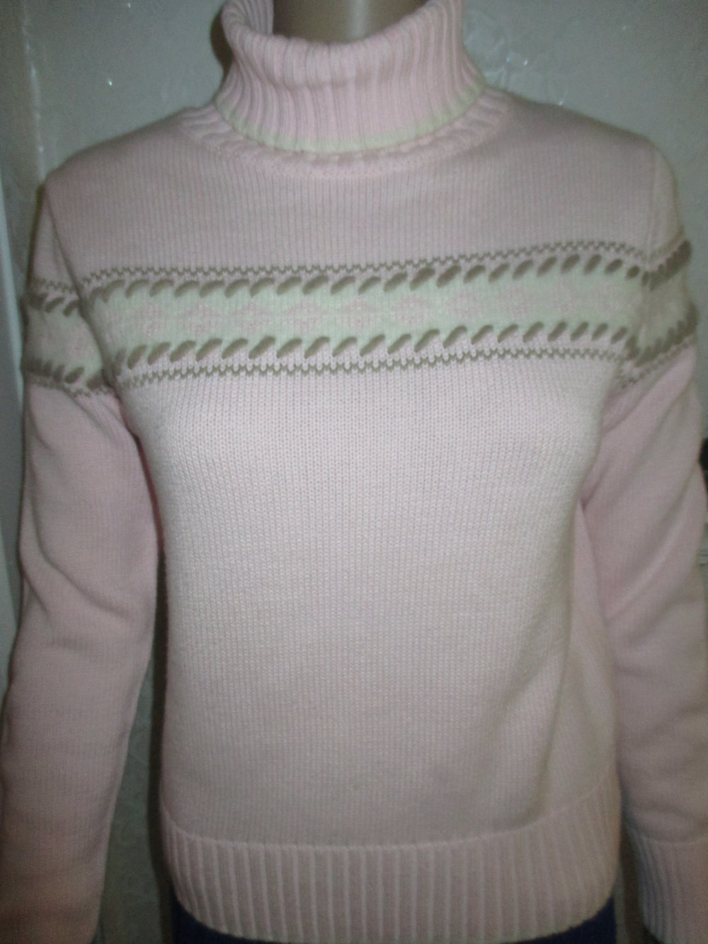 Wolle Angora Rollkragen Strick Pullover 