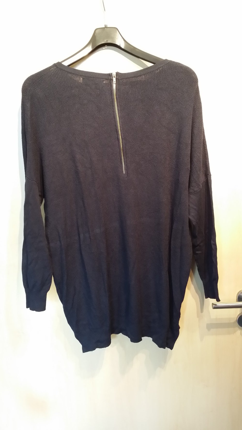 Fledermausärmelpullover dunkelblau - gebraucht - XL 46/48
