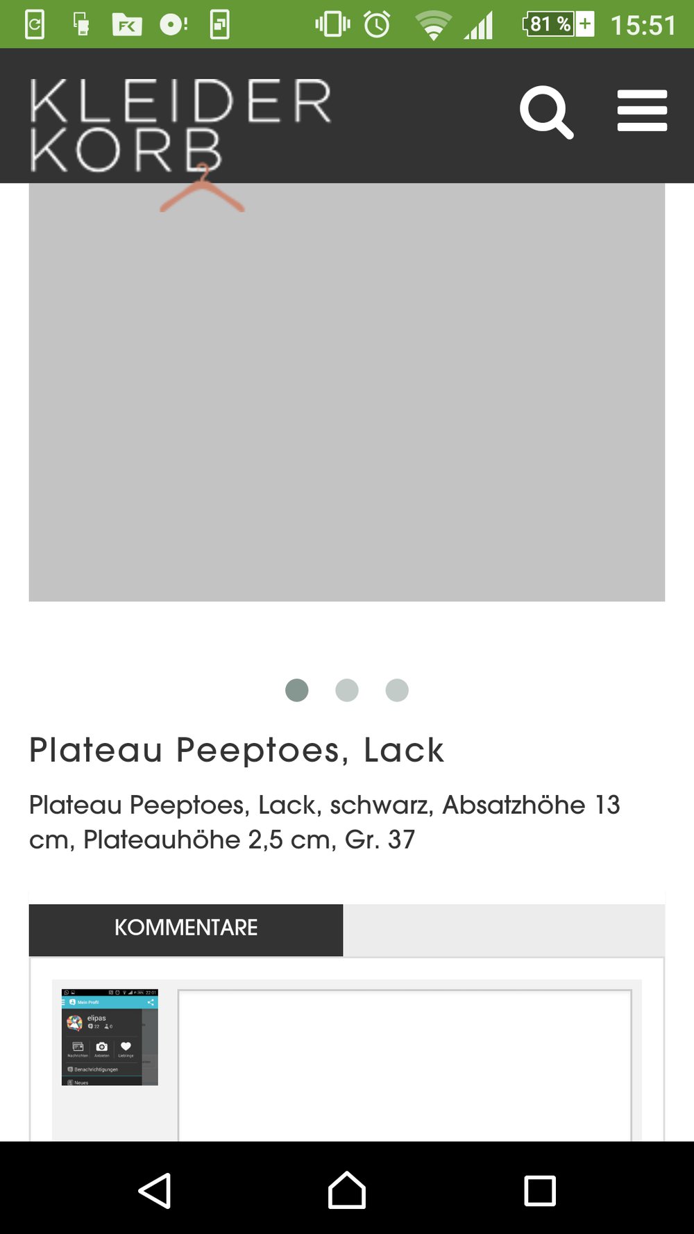 Schwarze peeptoes 