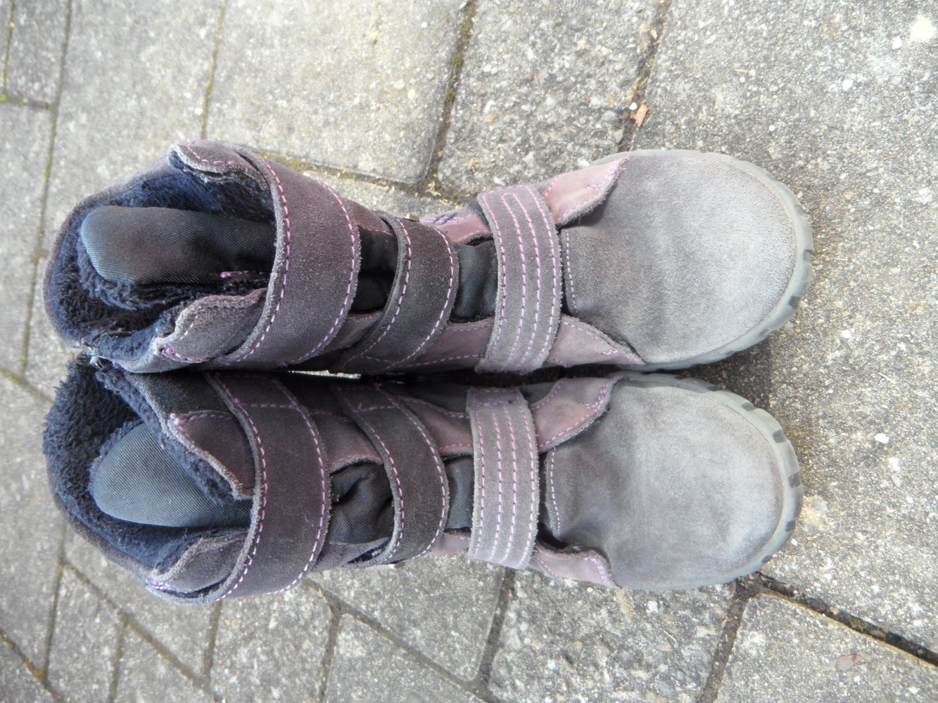 Stiefel gefüttert Gr. 28 Leder WMS M