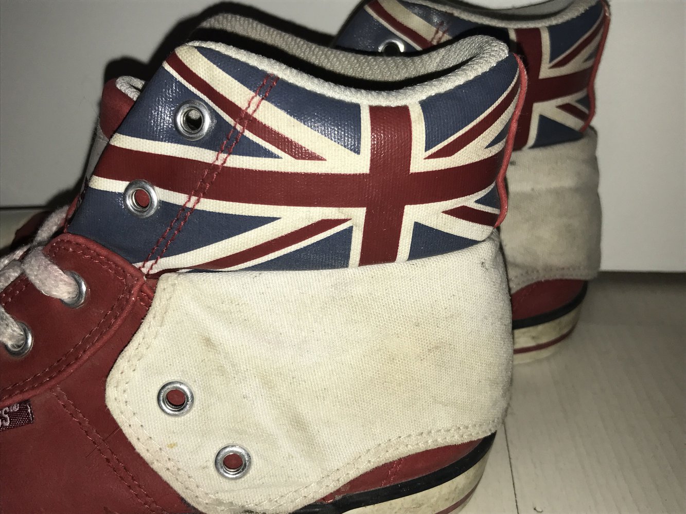 Criss Cross hoheschuhe mit England Style
