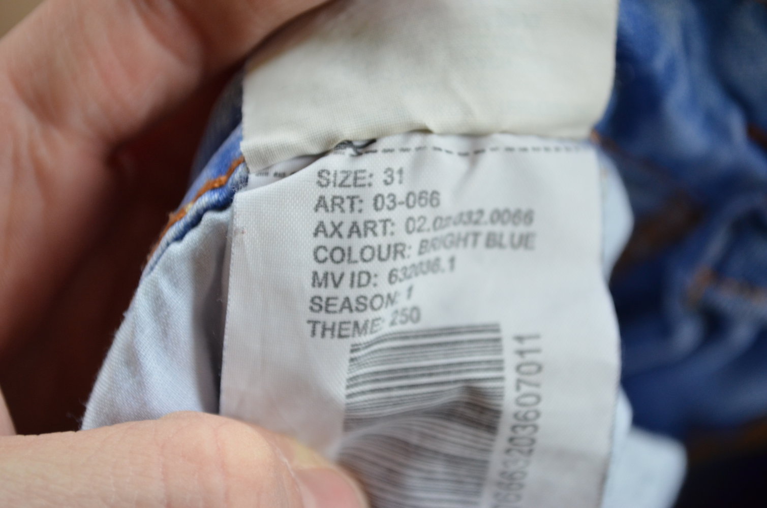 Blaue Jeans