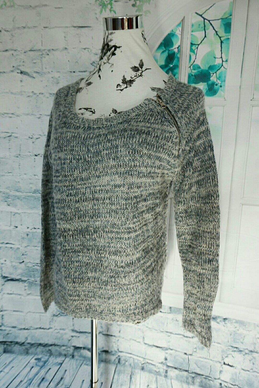 VERO MODA Pullover Reißverschluss 