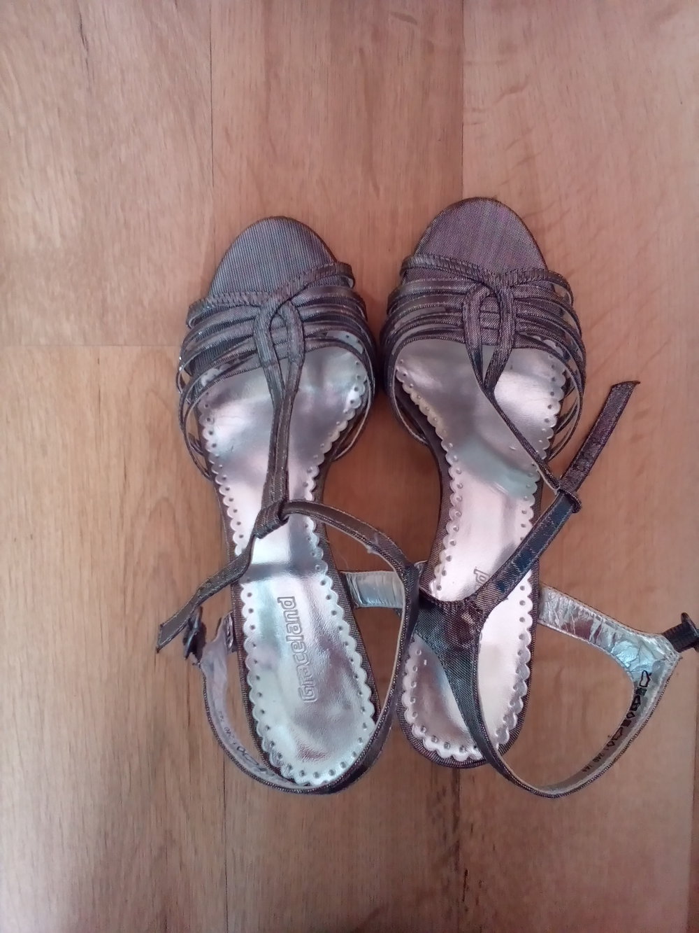 Slingbacks, Silber