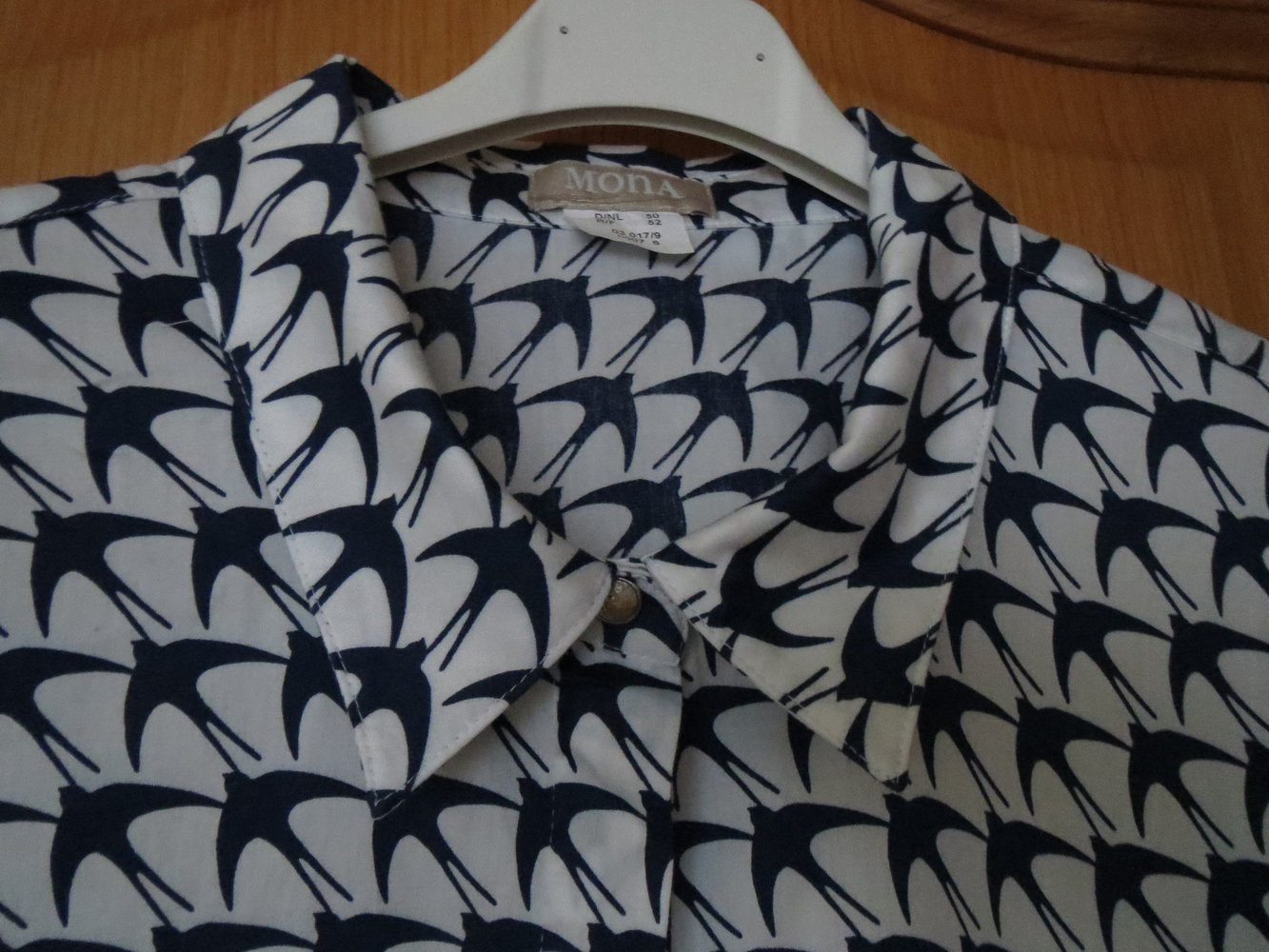Bluse, Gr.50/XL, Langarm