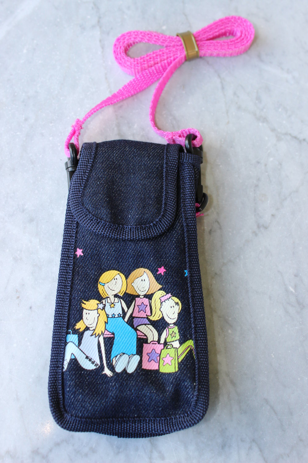 NEU! Handytasche Umhängetasche Brustbeutel Jeans blau
