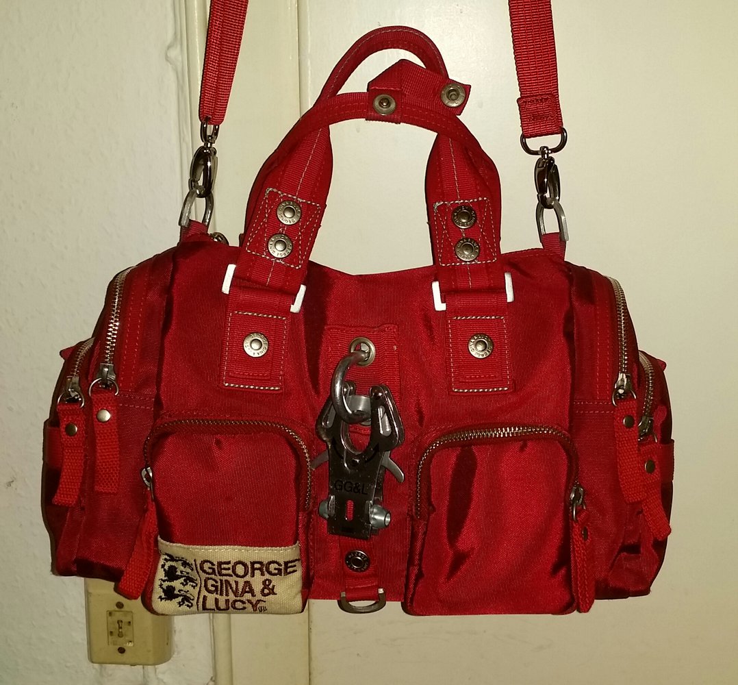 GGL George Gina Lucy Catchall rot Tasche Umhängetasche Handtasche 