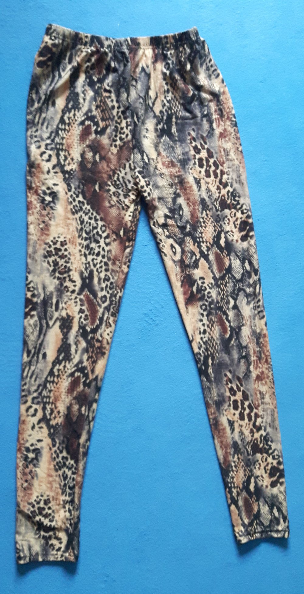 Leggings Animal-Print Schlangenoptik Leopardenoptik