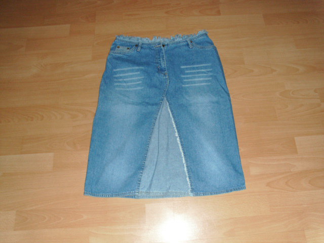 Jeansrock, blue bleached, Gr. 38