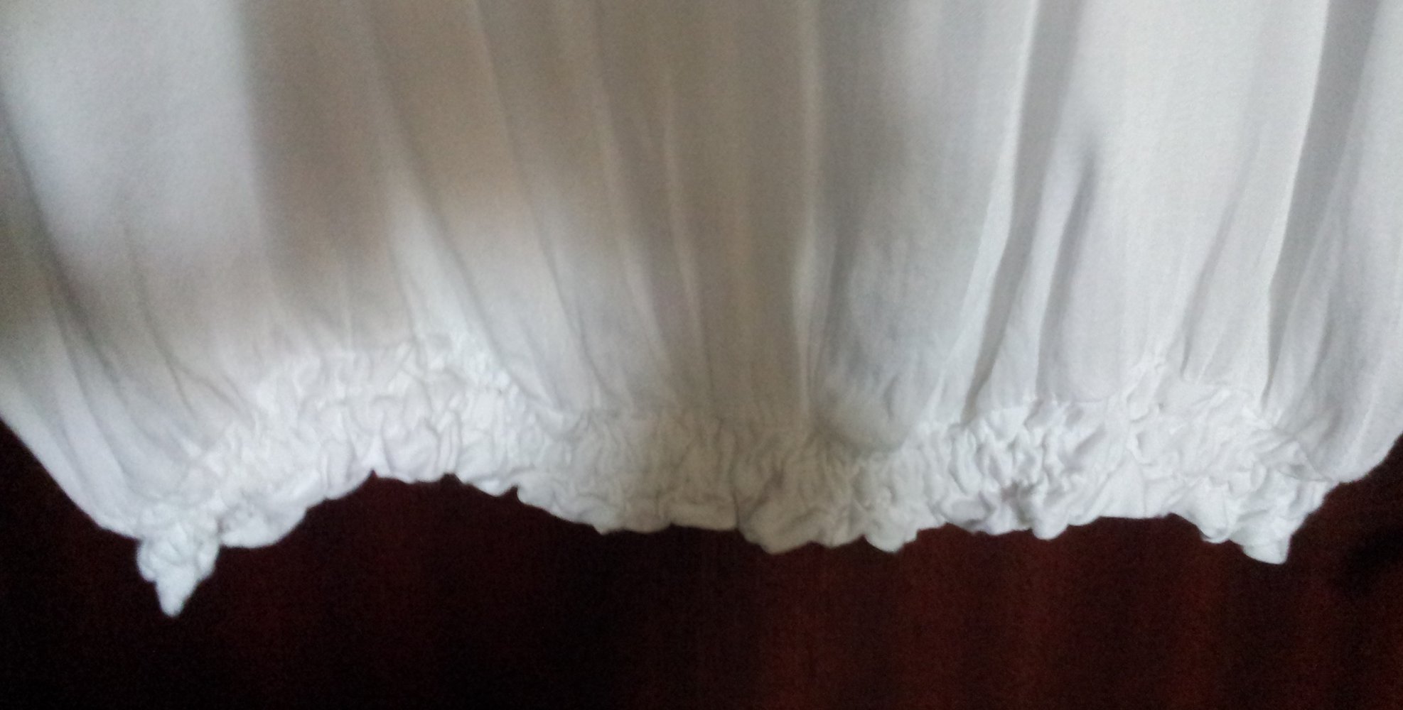 Wunderschöne Tunika-Bluse Größe 38-42 mit Pailletten Weiß