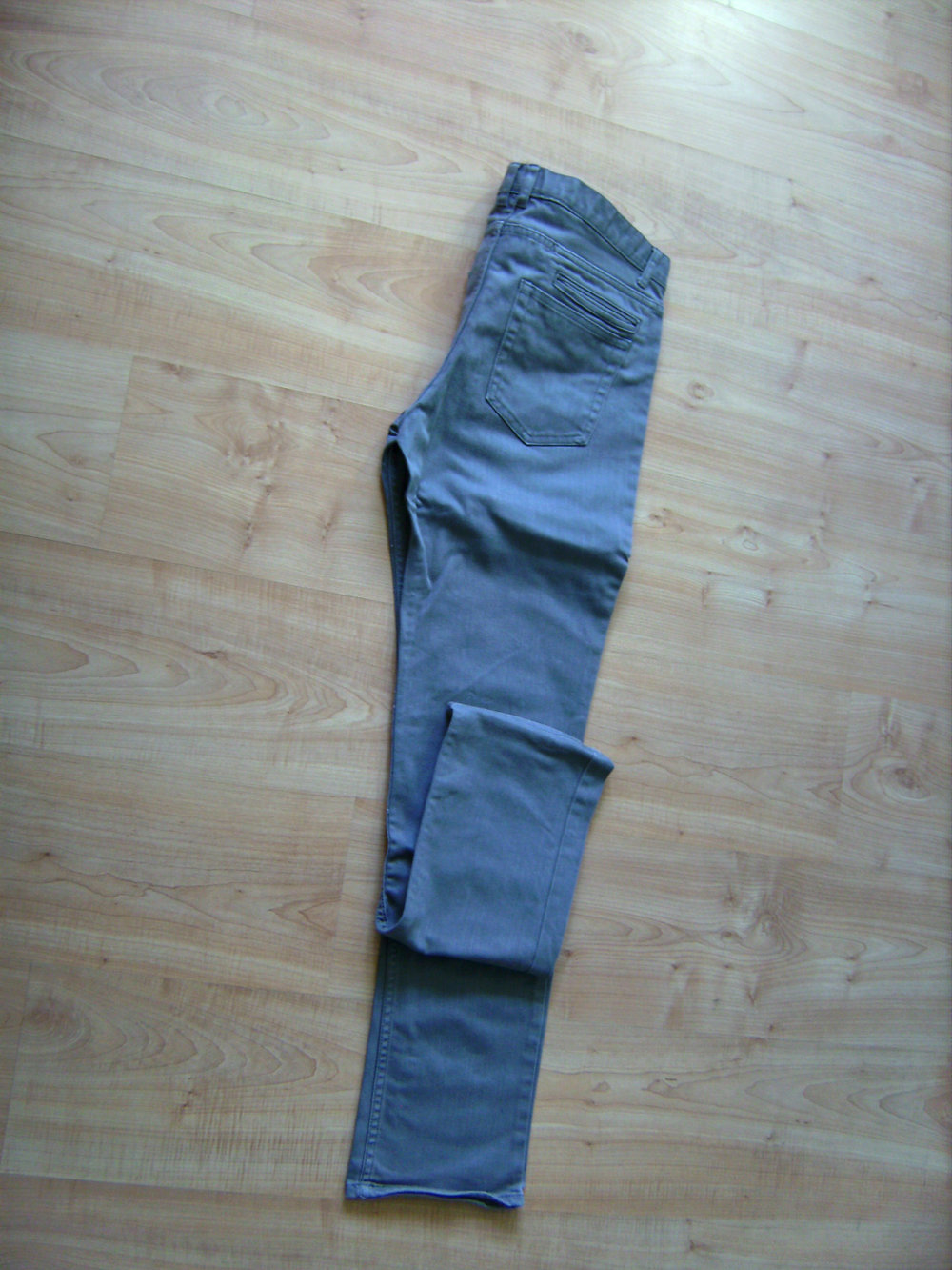 Herrenjeans H&M straight hellgrau, Hose, 32/34, Jeans grey washed