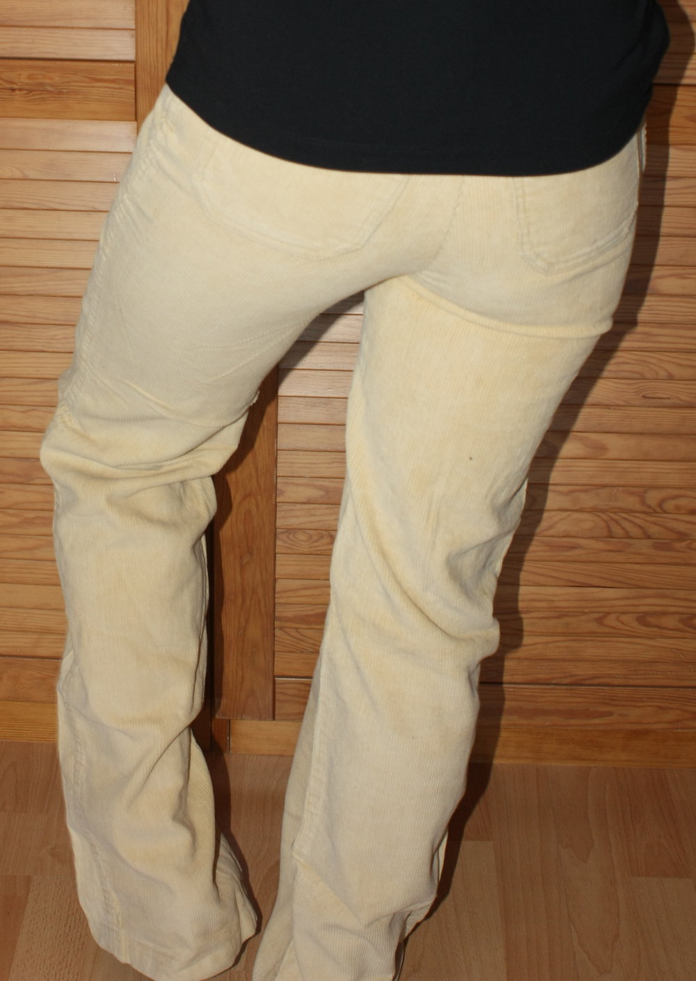 Cordhose, beige, Gr. 38 fällt kleiner aus, Gr. 36, Hippie Schlaghose