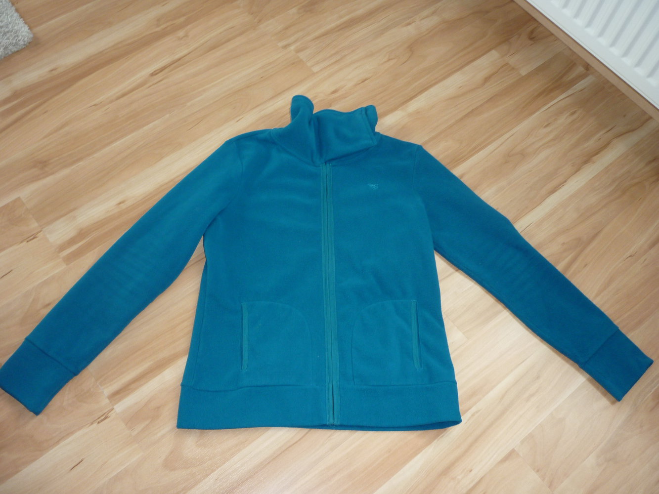 Esprit Fleecejacke Jacke petrol türkis Größe L 
