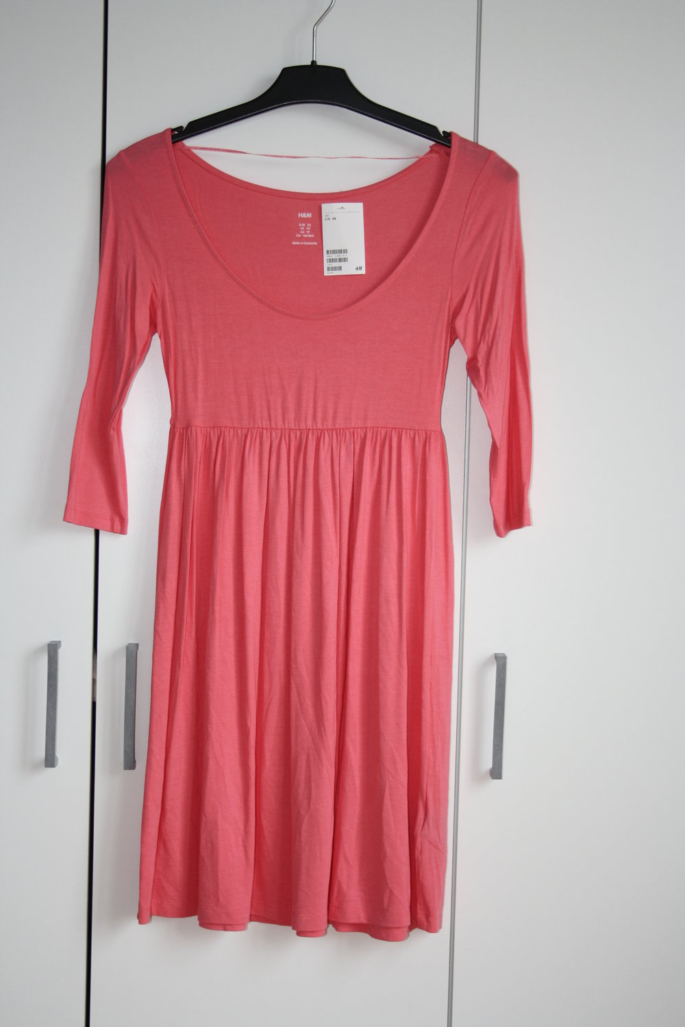 * korall farbenes H&M Kleid
