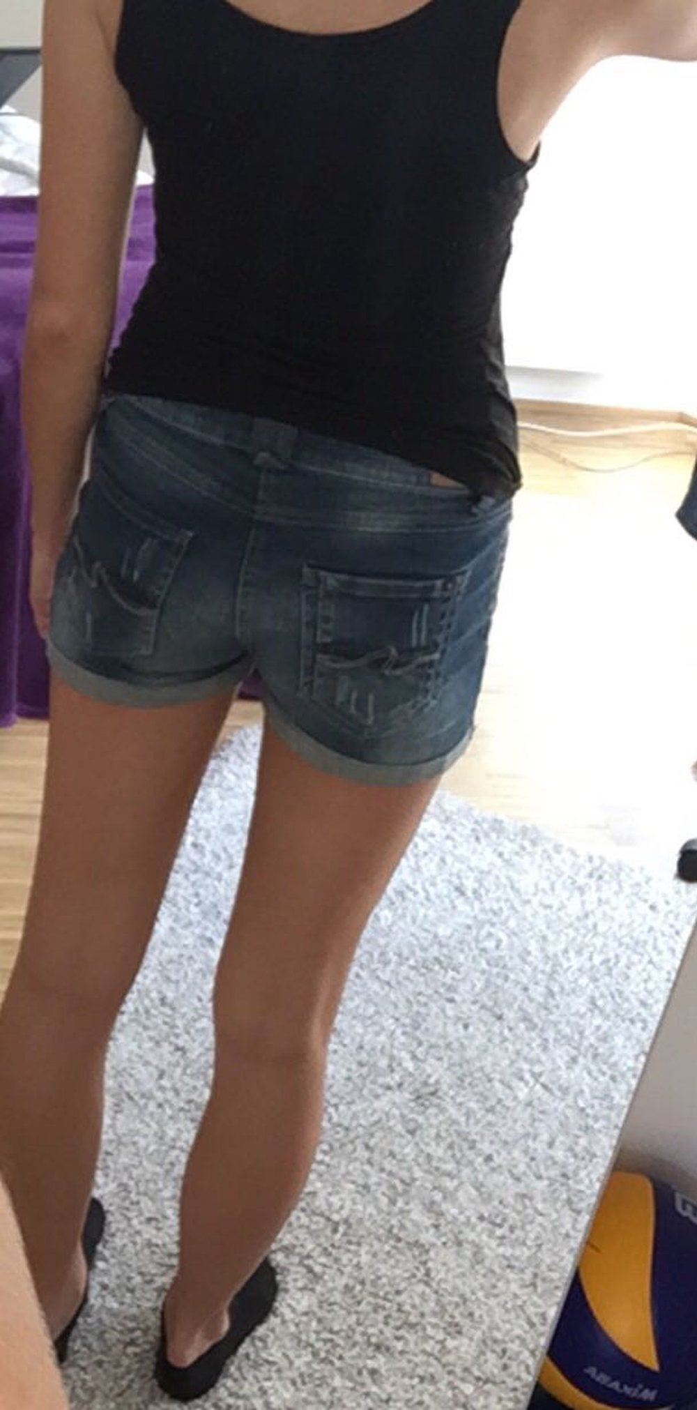 Kurze Jeans shorts